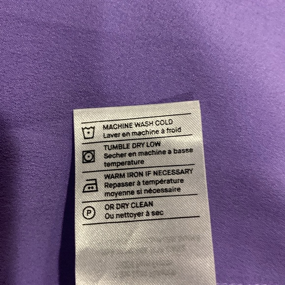 NWOT Vince Smocked Shoulder Long Sleeve Satin Blouse in Lily Stone Size XL - Picture 16 of 16